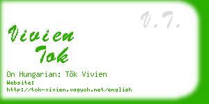 vivien tok business card